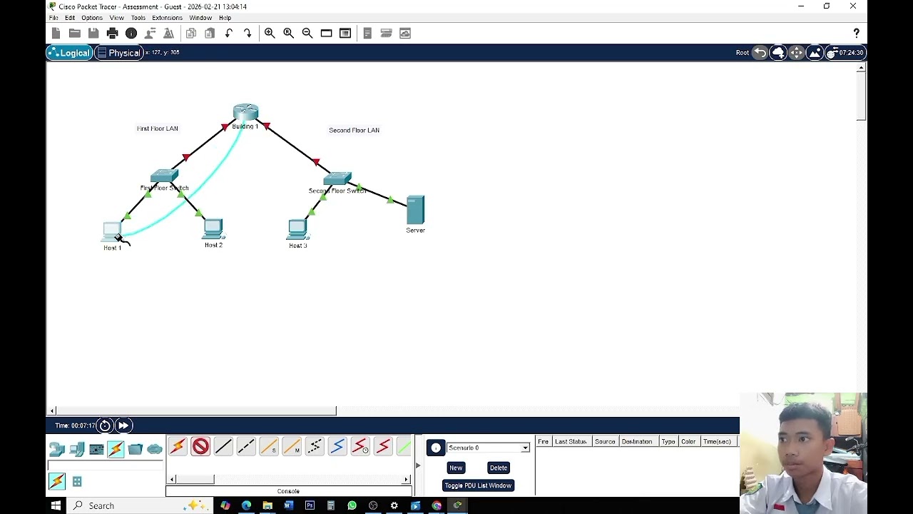 CCNA ITN Practice PT Skills Assasment (PTSA)
