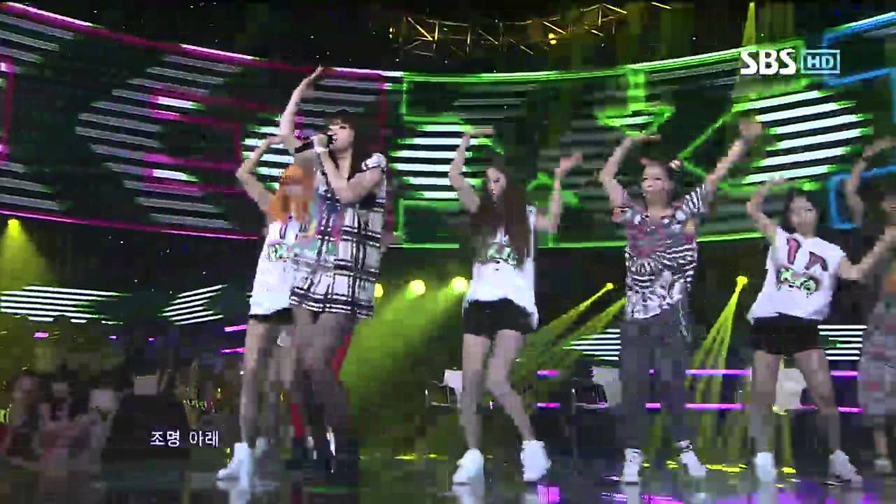 EXID [I Feel Good] @SBS Inkigayo Популярная песня 20120819