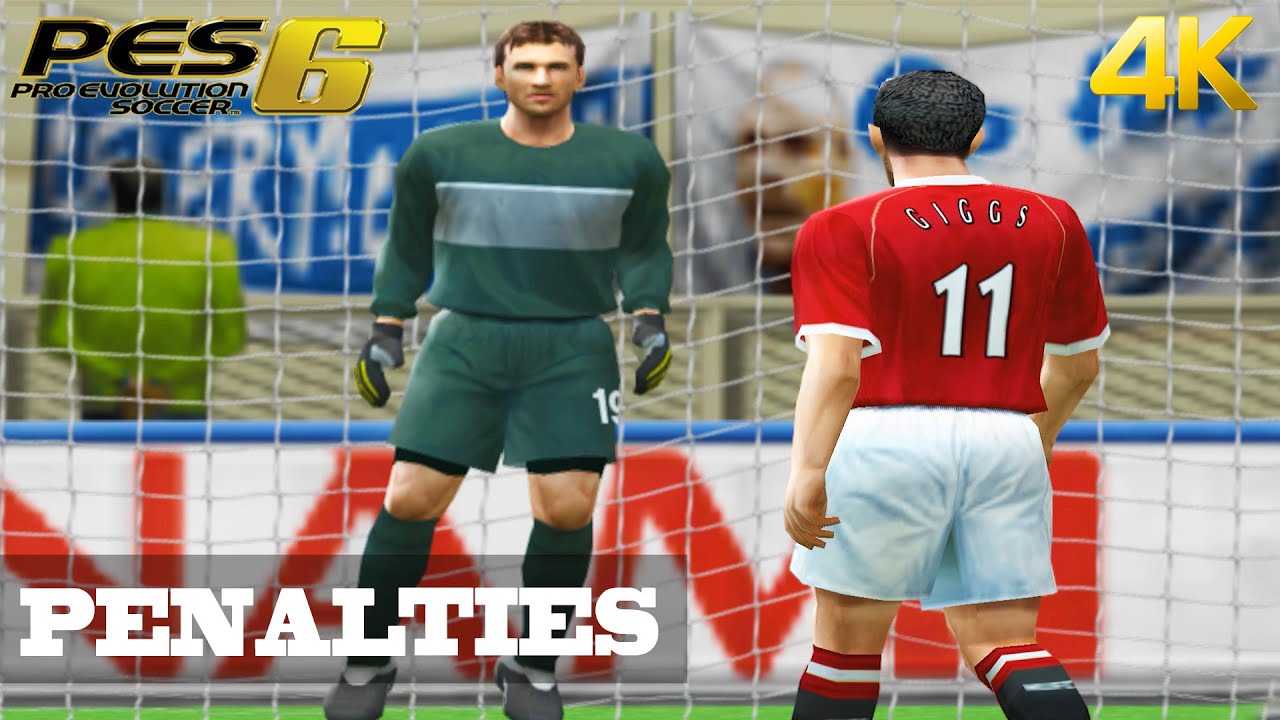 Pro Evolution Soccer 6 (2006) Пенальти [4K/60FPS]