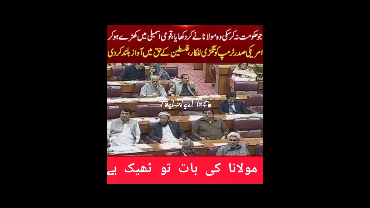 مولانا فضل الرحمن کا غزہ اور فلسطین کے بارے میں بیان۔ ghaza or israieel