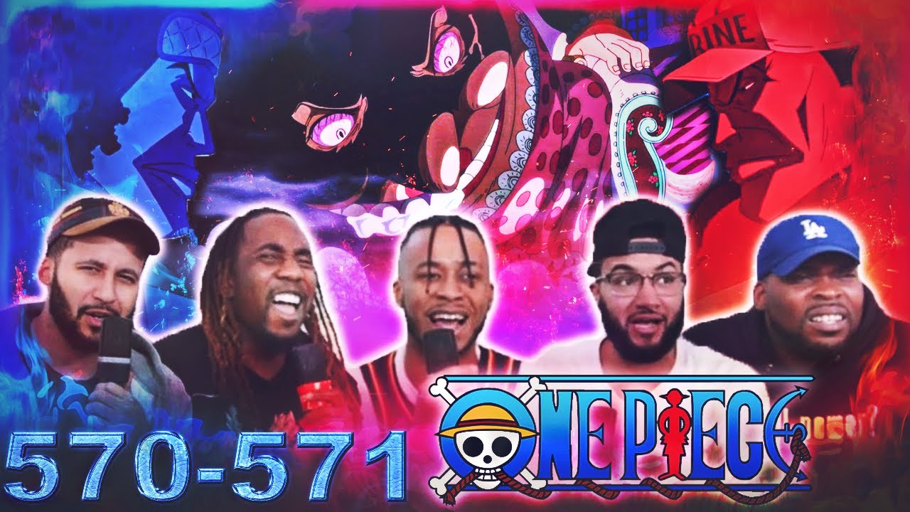 ЛУФФИ ВЫЗЫВАЕТ БОЛЬШУЮ МАМОЧКУ! РЕАКЦИЯ на One Piece, эпизоды 570/571