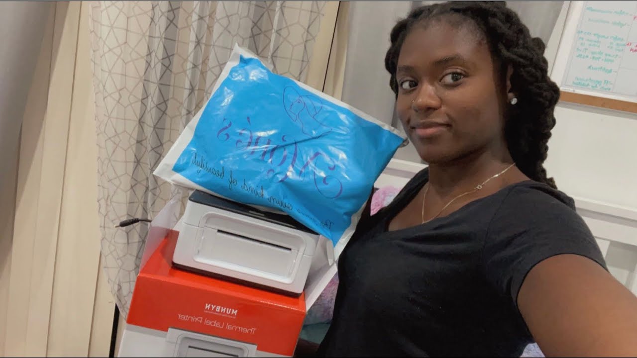 Package An Order with Me:How To Print a Shipping Label using GoDaddy, Shippo, and the Munbyn Printer