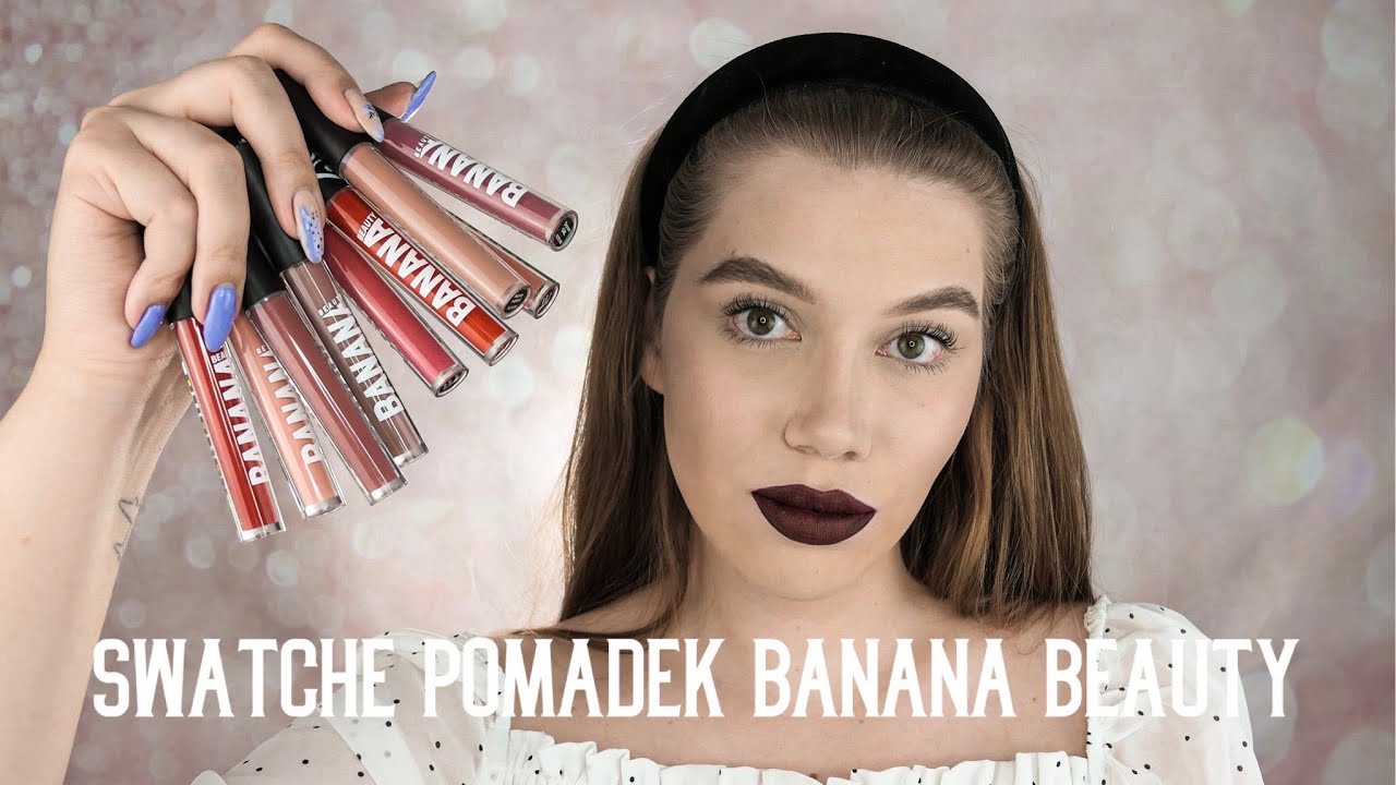 TEST POMADEK BANANA BEAUTY – SWATCHE