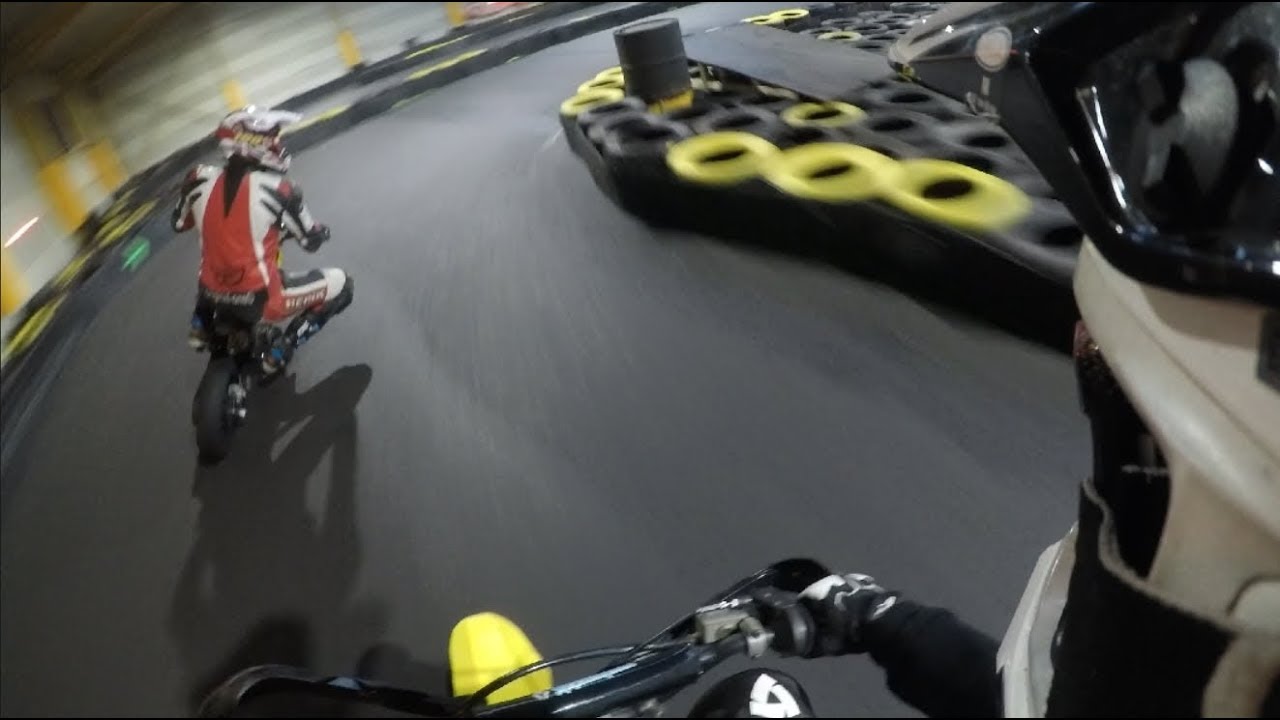 Pitbike racing Racelandkart | Crashes and Kneedowns | SupermotardTwente 2019