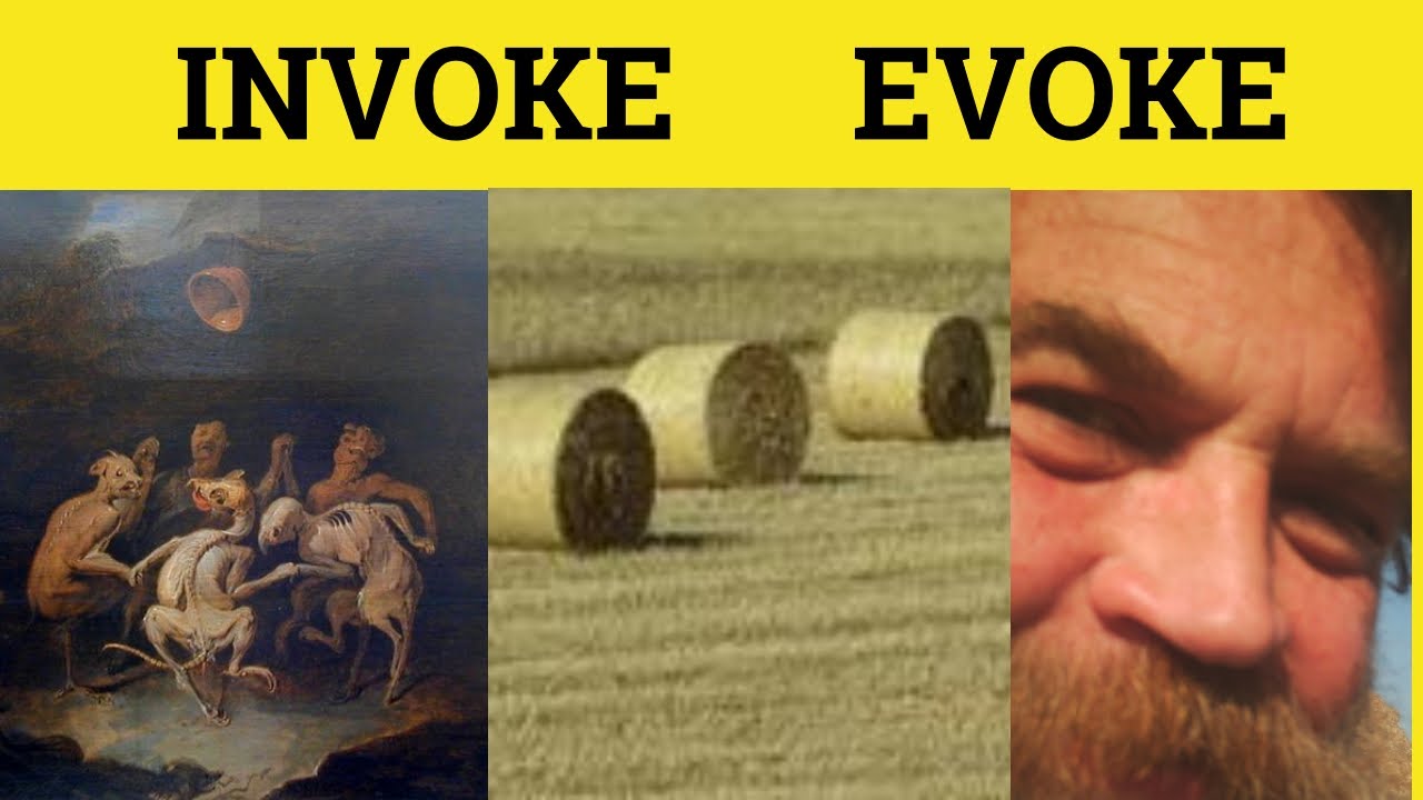 🔵 Invoke or Evoke - Invoke Meaning - Evoke Examples - Invoke Defined