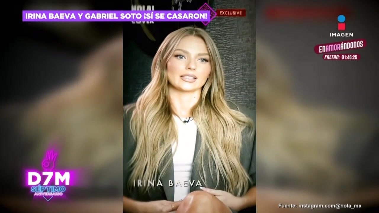 ¡SÍ SE CASARON! Irina Baeva revela ceremonia con Gabriel Soto | De Primera Mano