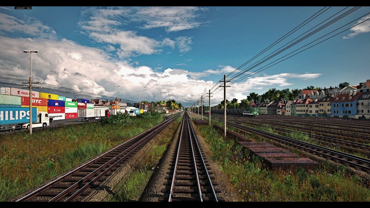 TransportFever2 : International trains running on meter gauge railways