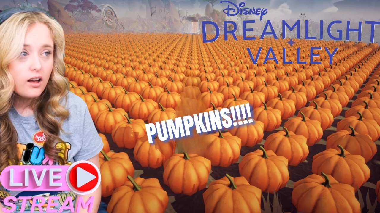 PUMKINS!!!!  // Disney Dreamlight Valley Adventure // Cozy Live Stream!