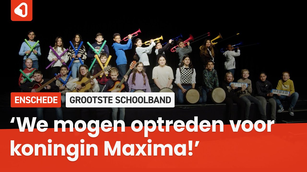 Enschedese leerlingen oefenen voor landelijk tv-optreden op tweede kerstdag: 'Heel spannend!'