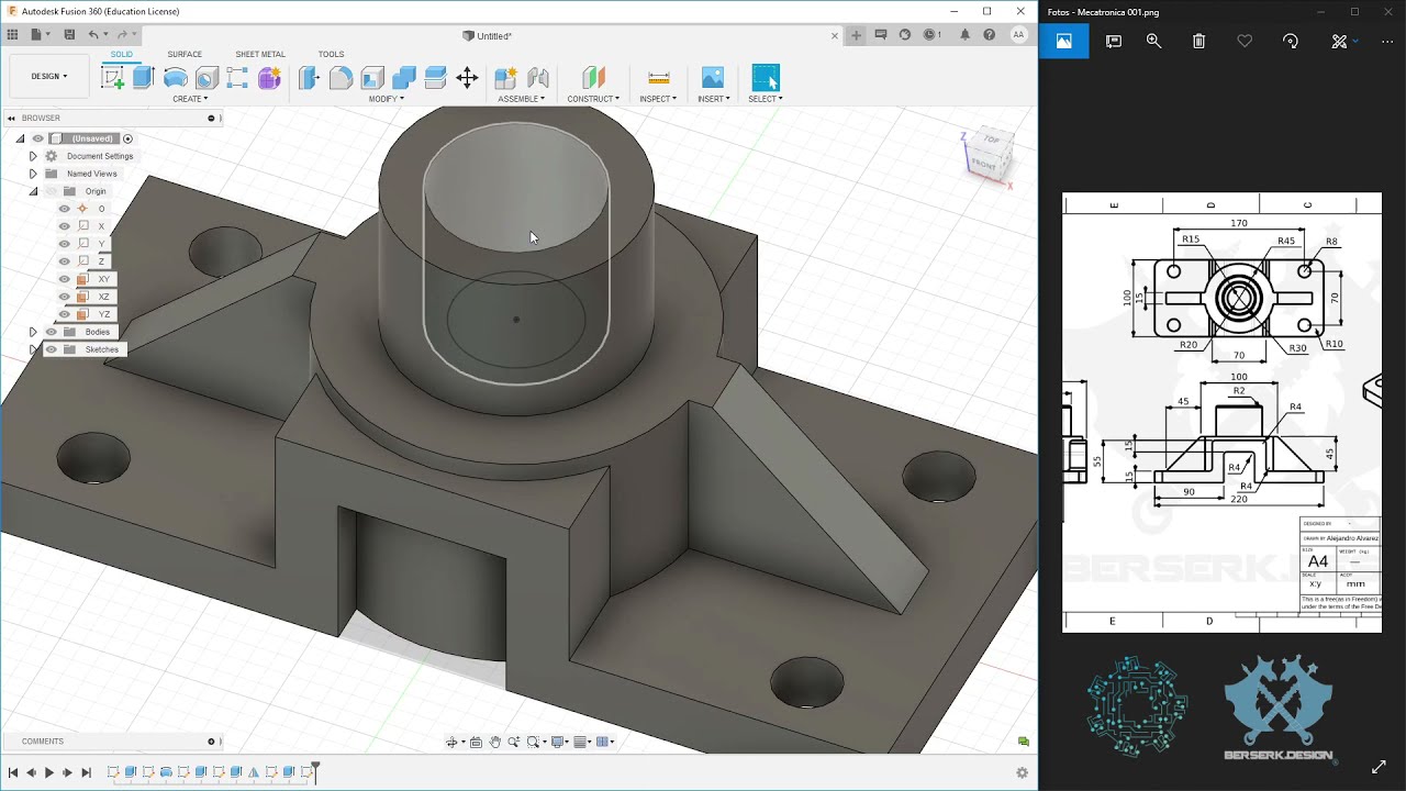 Fusion360 Curso 2021 - Ejercicio 001