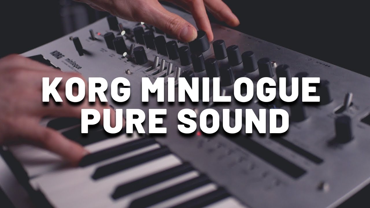 Pure Poly Sound with Korg Minilogue [Synthesizer Demo] (No Talking)