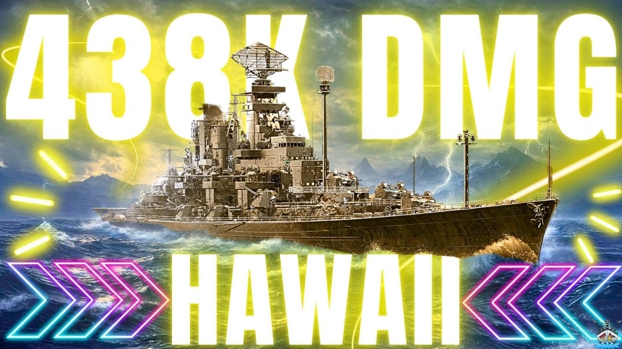 438.000 Schaden - Hawaii eskaliert!!! 💀 | 400K Club | World of Warships 🚢