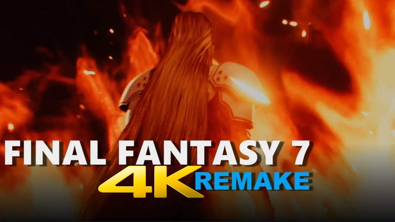 FINAL FANTASY 7 REMAKE - GAMEPLAY IN 4K | FF7R