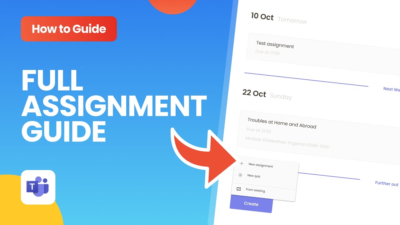 HOW TO: Create Assignments in Microsoft Teams
