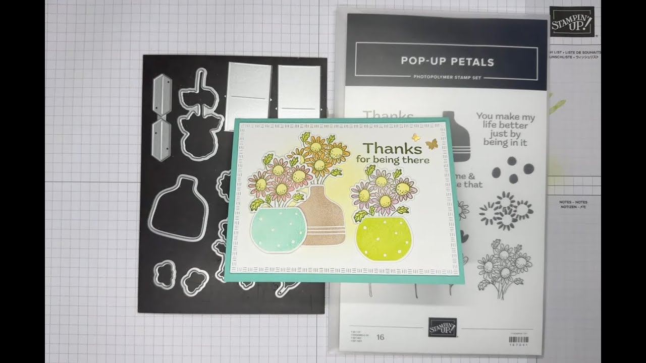 Stampin’ Up! Pop-Up Petals Thank You Card Tutorial #diy #popupcard #funfold #papercrafting #thankyou