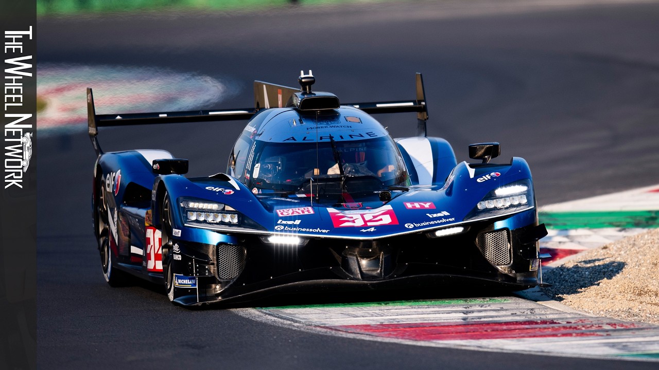 Alpine A424 Hypercar Testing at the Monza Circuit | 2025 FIA World Endurance Championship (FIA WEC)