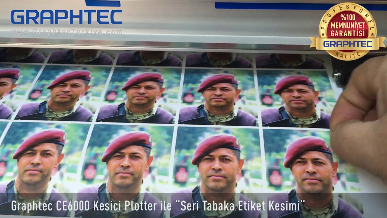 Graphtec CE6000-40 Kesici Plotter ile 