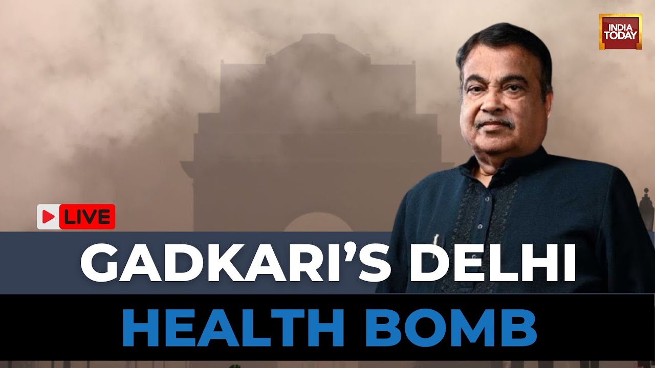 Delhi Air Pollution Crisis LIVE: Nitin Gakdkari Drops Delhi 'Health' Bomb| Delhi Pollution Update