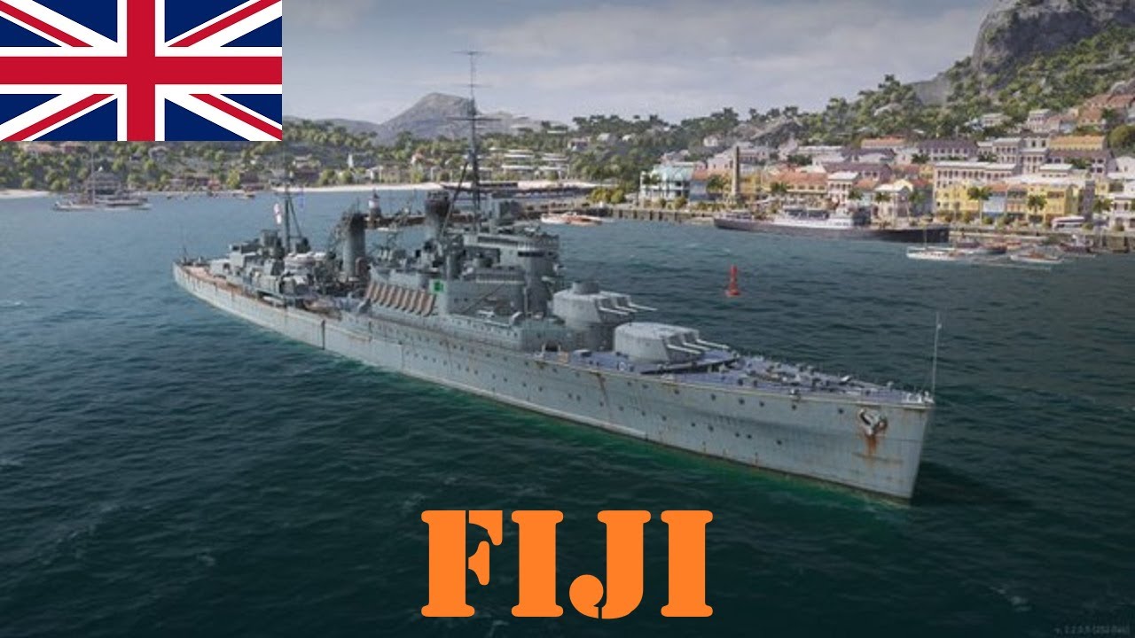 HMS Fiji - 131k damage | World of Warships: Legends