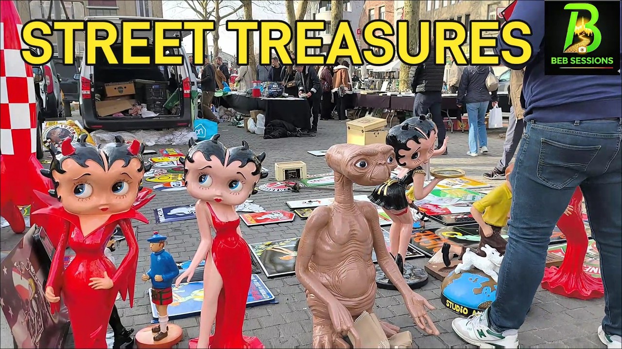 Antwerp Walking Tour 4K — Flea Market Sint-Jansvliet (Leica) | SESSION 009