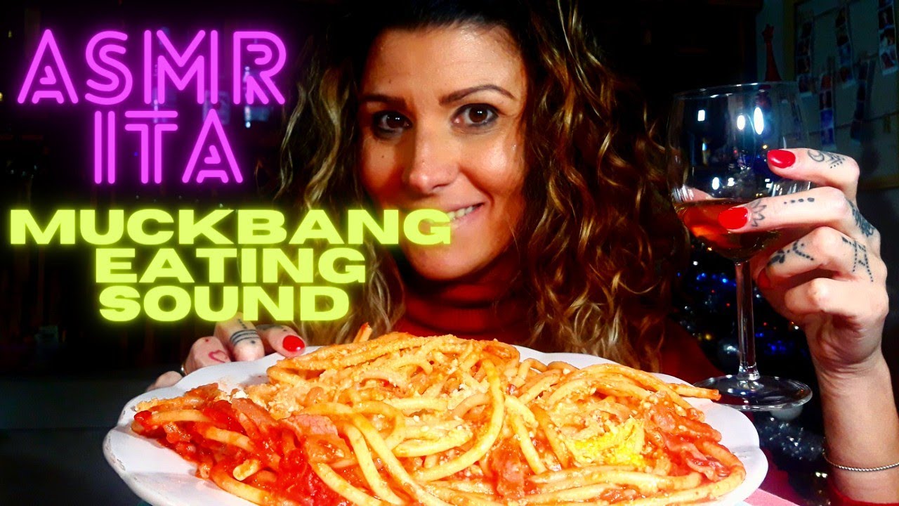 Asmr Ita // Muckbang Eating Sounds 😋🥂🤤