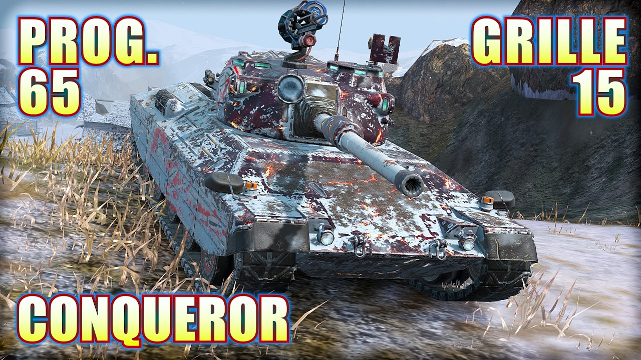PROGETTO 65 ● CONQUERROR ● GRILLE 15 | World of Tanks Blitz Replays
