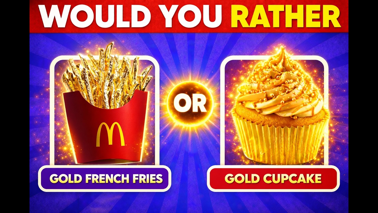 Would You Rather Food Quiz 🍕 | Ultimate Food vs Food Challenge