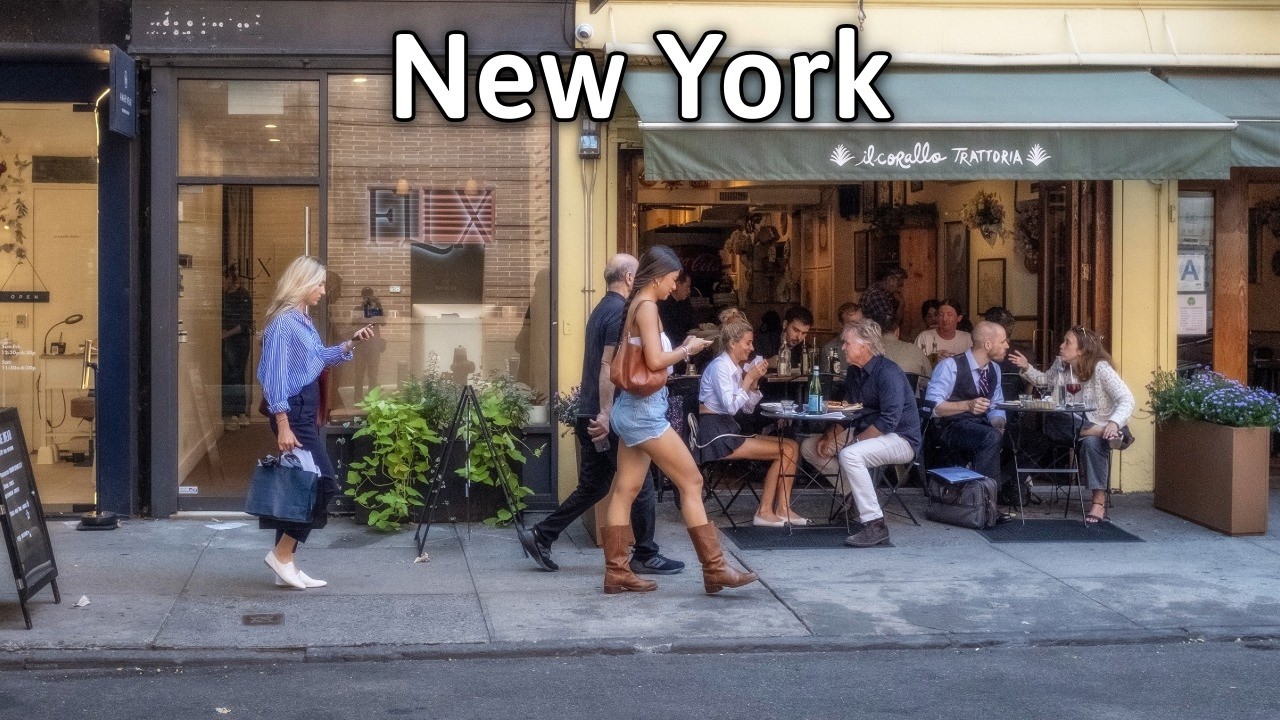 Two of the Trendiest Streets in New York City | NYC Walking Tour in 4K