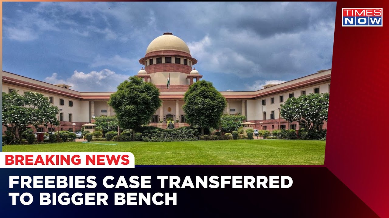 Freebie Row: CJI Ramana Transferred Freebies Case To Three-Judge Bench | Latest News | English News