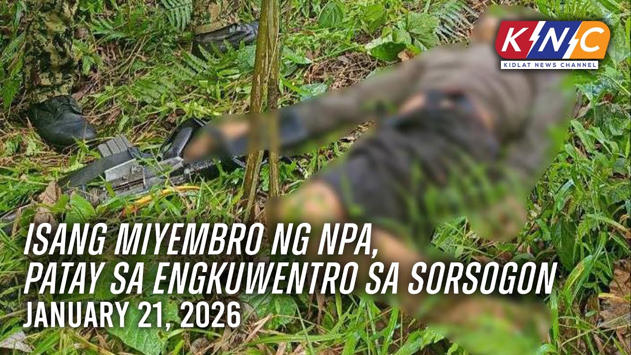Isang miyembro ng NPA, patay sa engkuwentro sa Sorsogon | Kidlat News Channel (Jan 21 2026 2PM)
