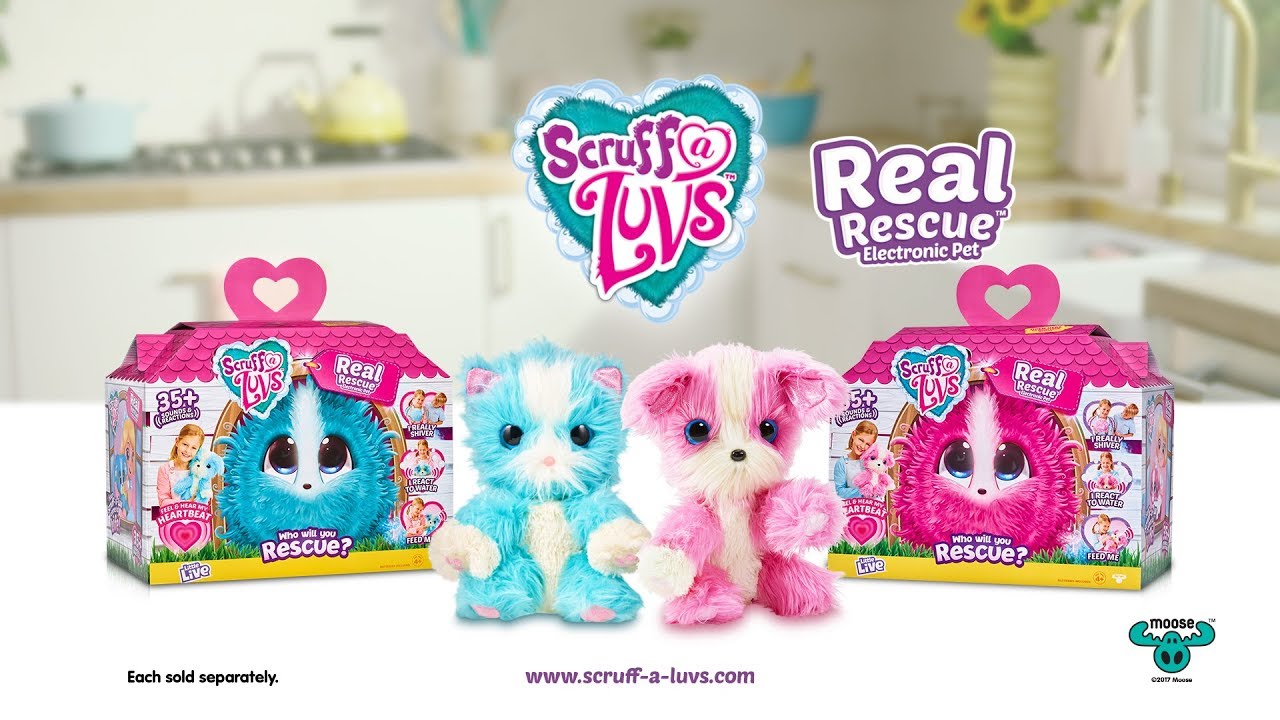 SCRUFFALUVS MY REAL RESCUE EXCLUSIVE - 20S PINK