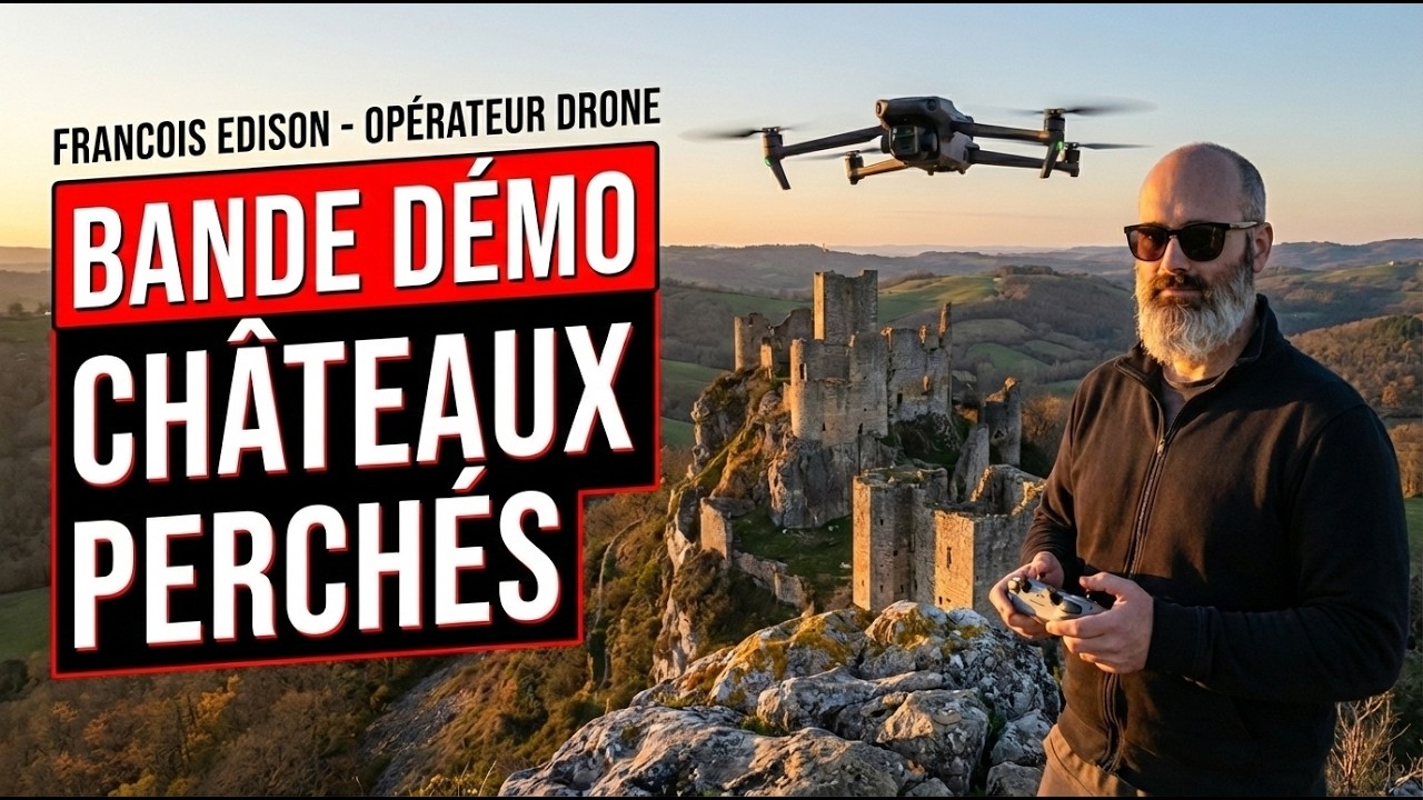 Bande Démo Drone 2026 : Le patrimoine de l'Ariège à couper le souffle