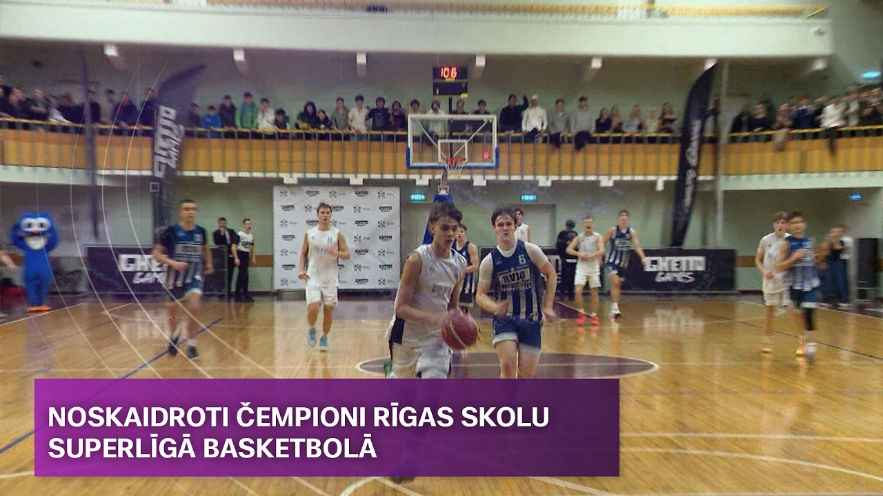 Elektrizētā atmosfērā izcīna čempionu titulus Rīgas skolu superlīgā | Sporta Studija