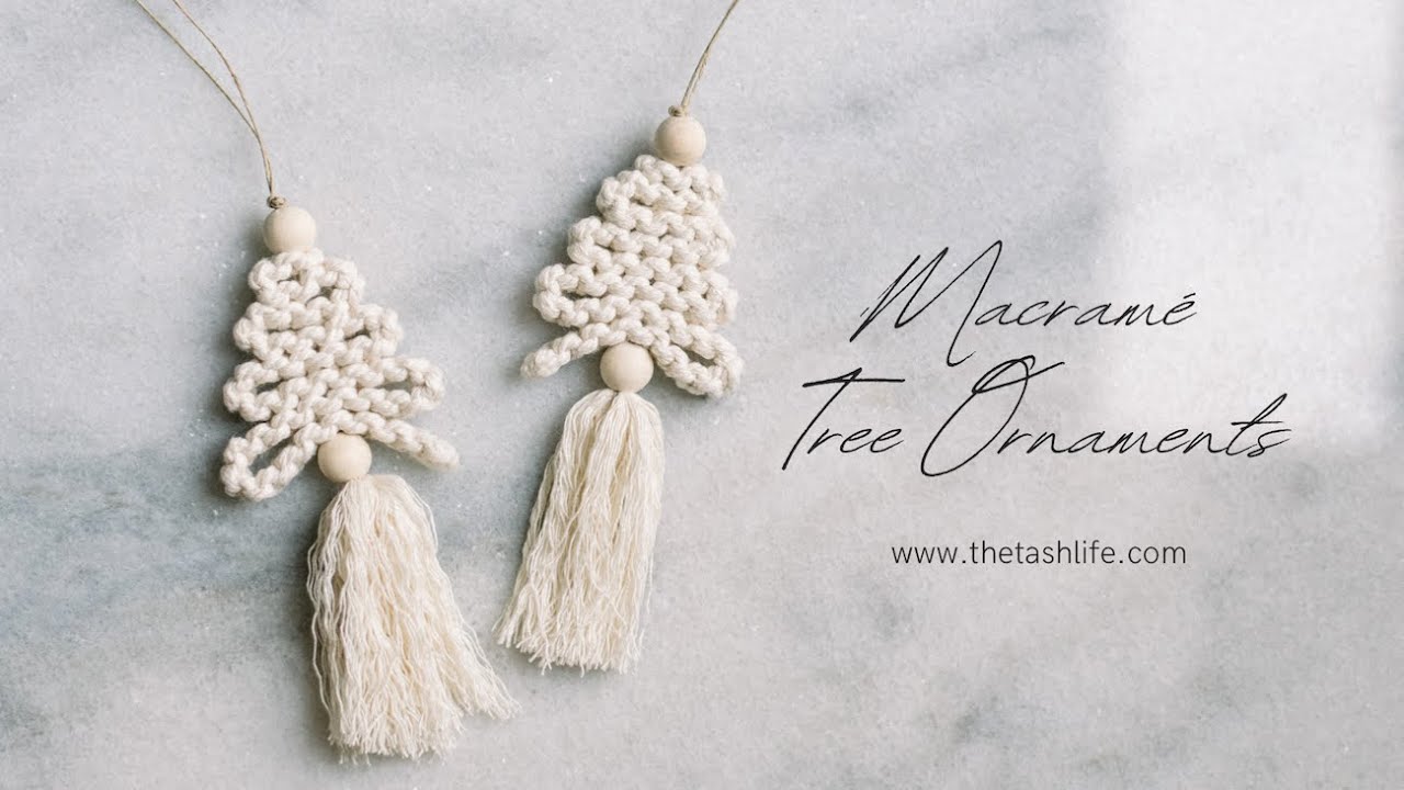 DIY Macrame Christmas Tree Ornament