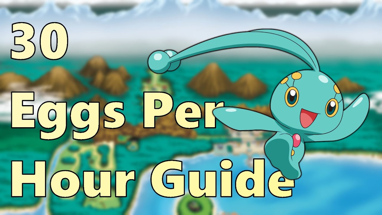 My Optimized Method For Shiny Hunting Manaphy