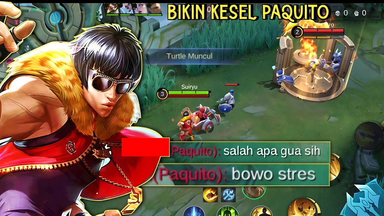 BOWO INCAR ANAK ORANG SAMPAI KESEL | CHOU BUILD TERSAKIT - CHOU MOBILE LEGENDS