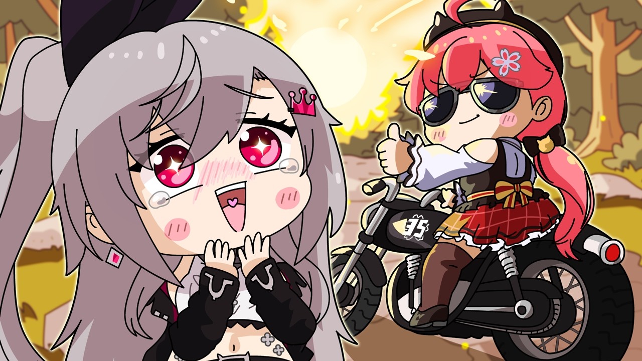 【手描き】配信外のエリートヒーローに救われるリオナ【響咲リオナ/さくらみこ/ホロライブ切り抜き漫画】