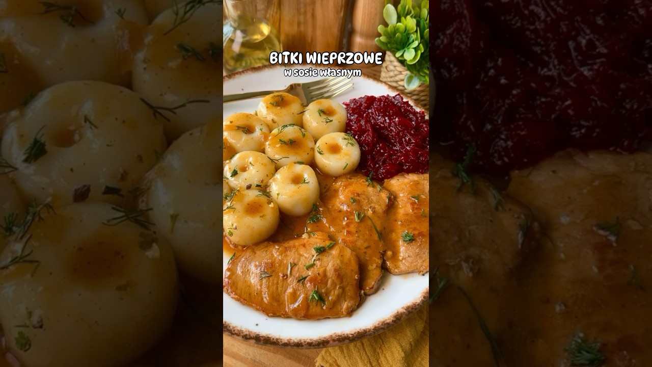Bitki wieprzowe w sosie własnym 😋 #obiad #dinner #meat