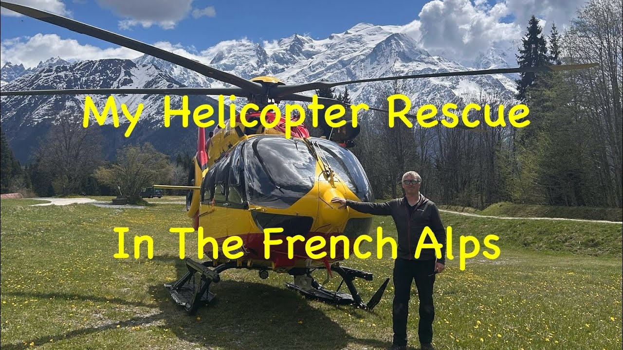 My Helicopter Rescue in The French Alps #garmin #rescue #what3words  #revolutionrace #paragliding