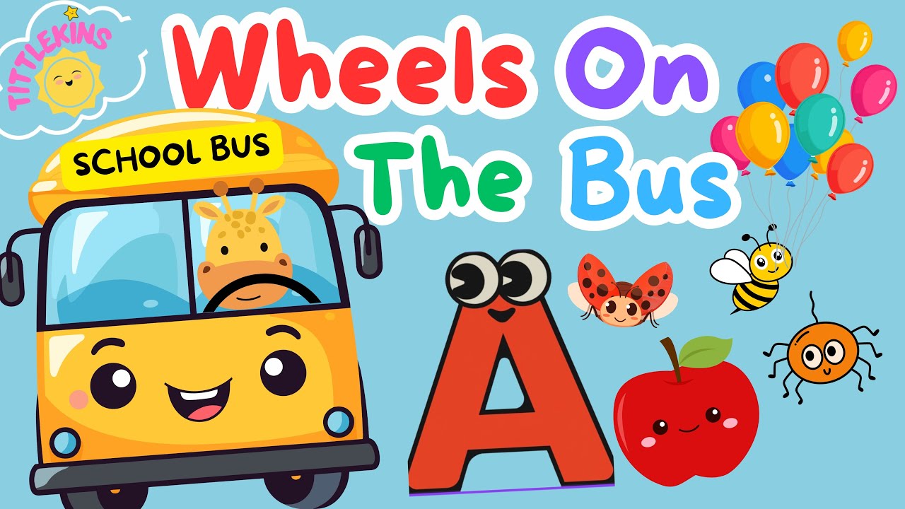 Baby and Toddler Learning|Wheels on the Bus, ABC’s &  More! #toddlerlearning #baby #tittlekins 🚌💫