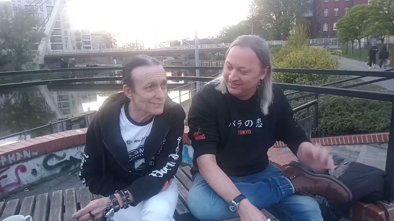 Rozmowa Krystiana Kajewskiego z legendarnym Titusem ( Acid Drinkers) w Bydgoszczy przed koncertem