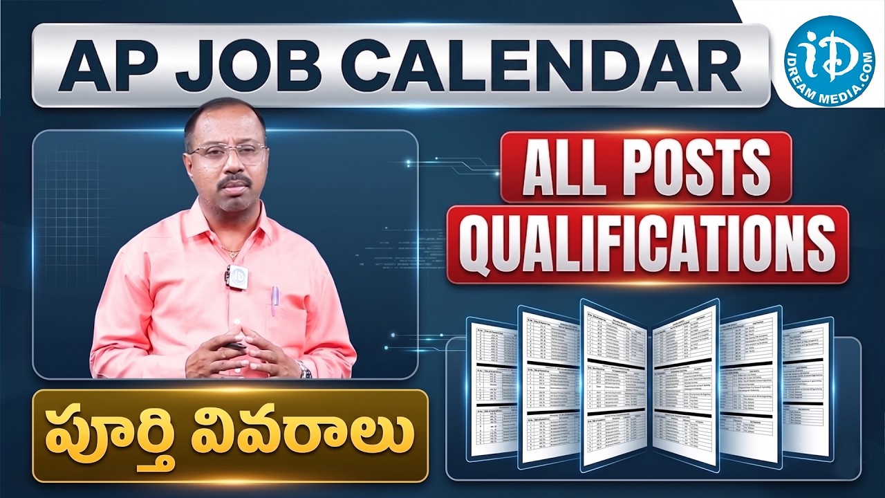 AP Job Calendar 2026 | APPSC All Posts Qualifications in Telugu | AP Job Calendar 2026 Full Details