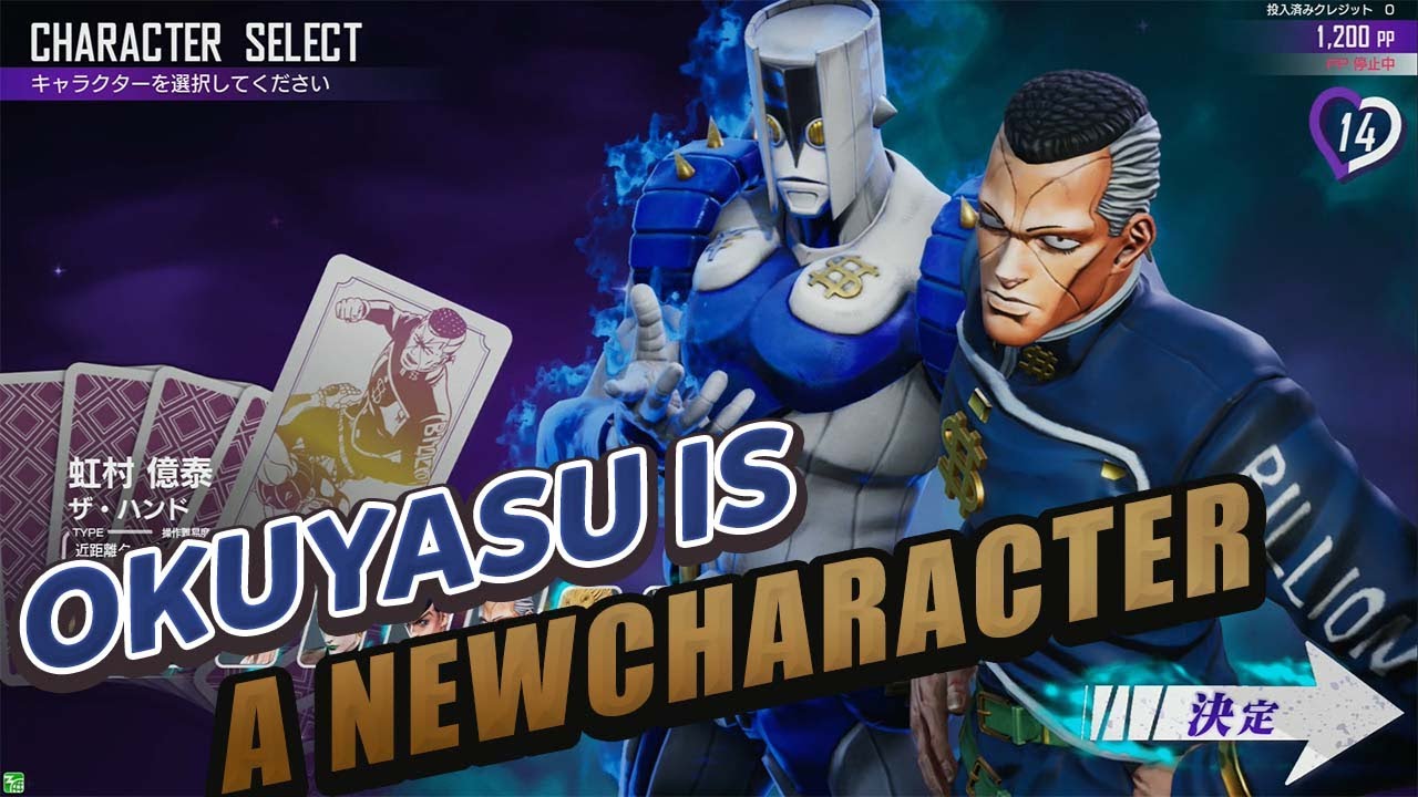 Full Gameplay of Okuyasu New Character of Jojos Bizarre Adventure Last Survivor