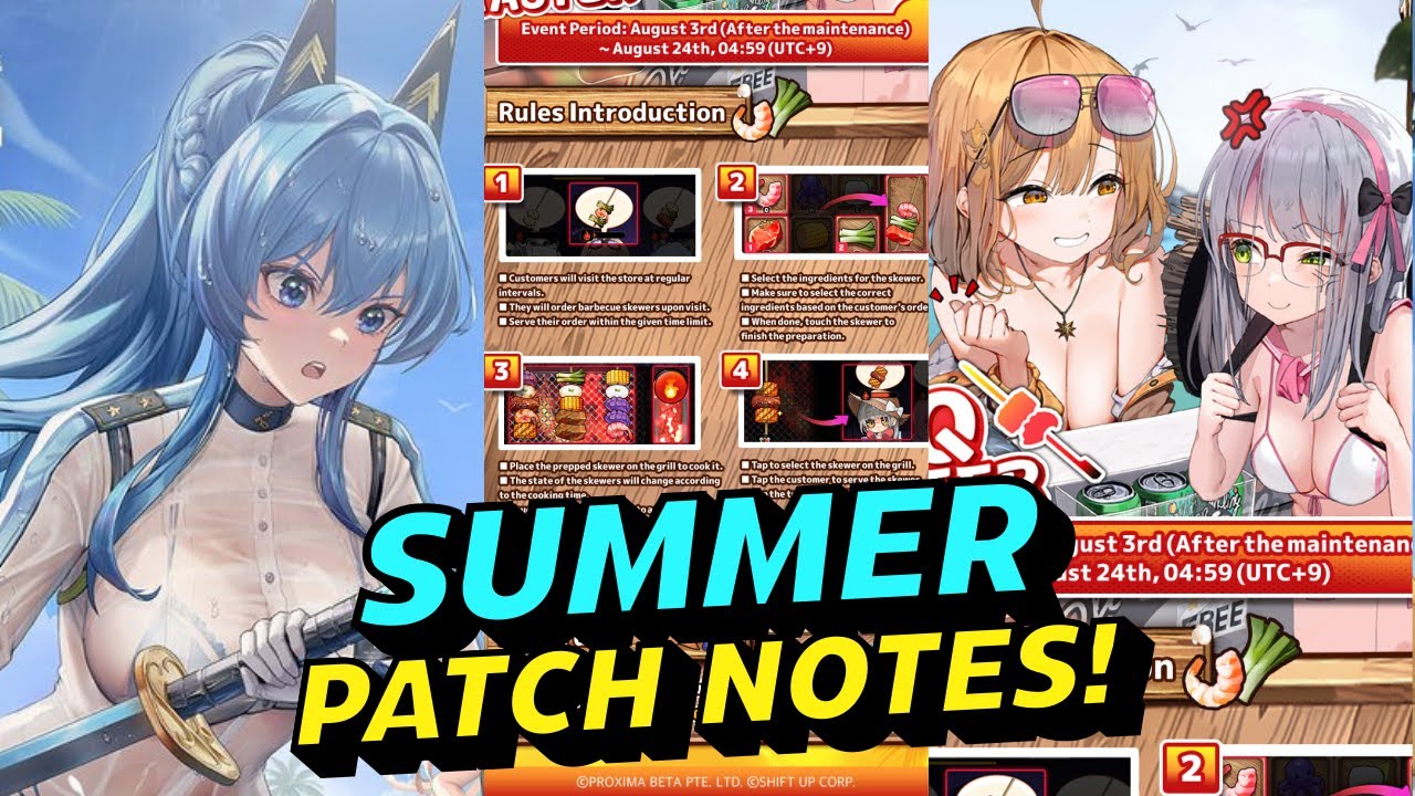 Summer Anis + Helm Sneak Peak? Anchor is FREE! - NIKKE