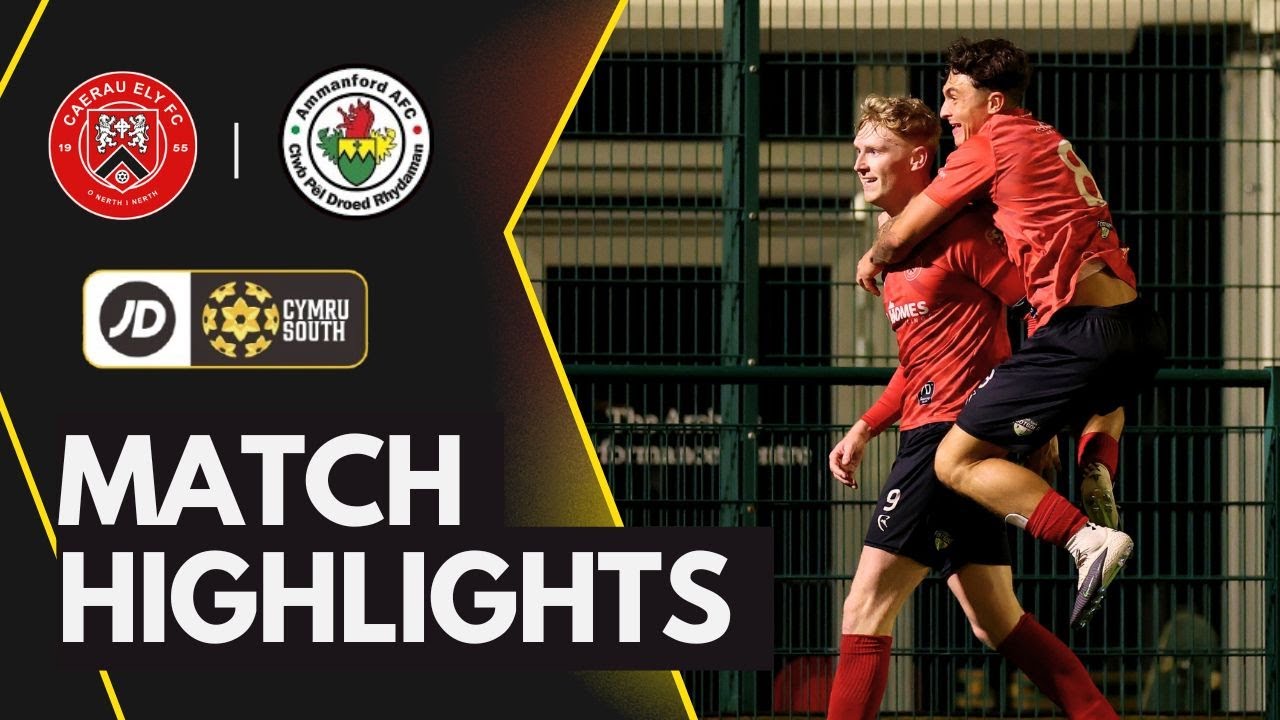 Caerau Picks Up Big Points In Promotion Race | Caerau Ely - Ammanford | Cymru South Highlights