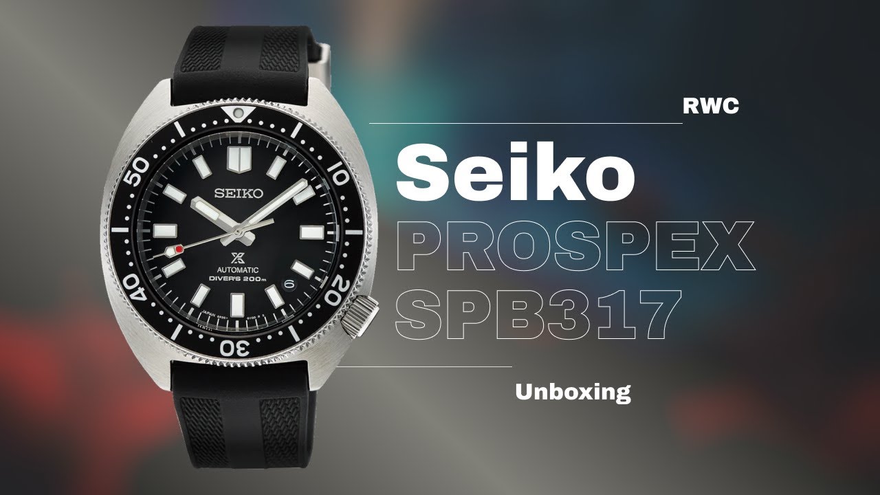 Unboxing: Seiko Prospex SPB317