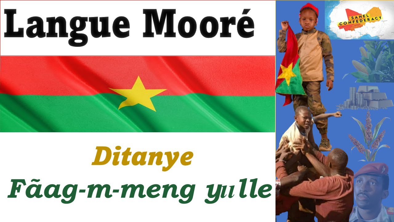 Ditanye en Langue mooré - Fãag-m-meng yɩɩlle - Hymne national du Burkina Faso | Zanga School