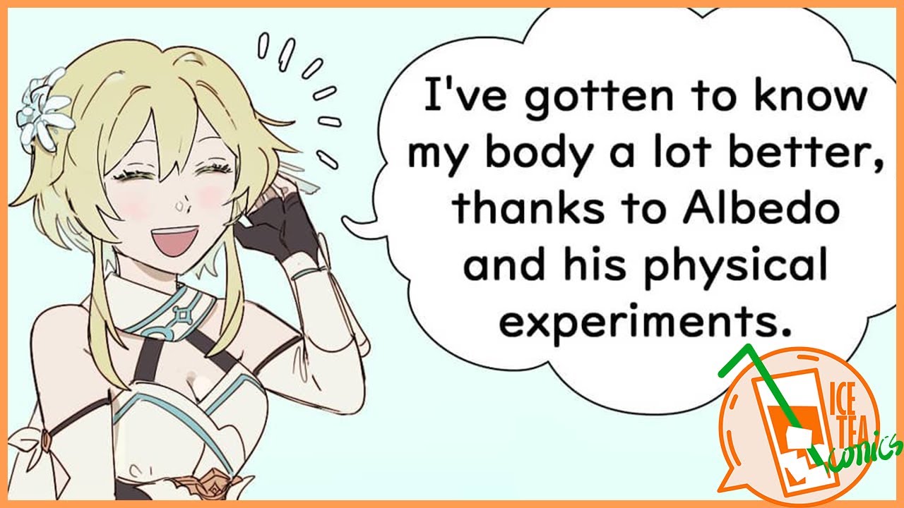 Body Discoveries with Albedo and Lumine  - Genshin Impact Comic Dub | IceTeaComics