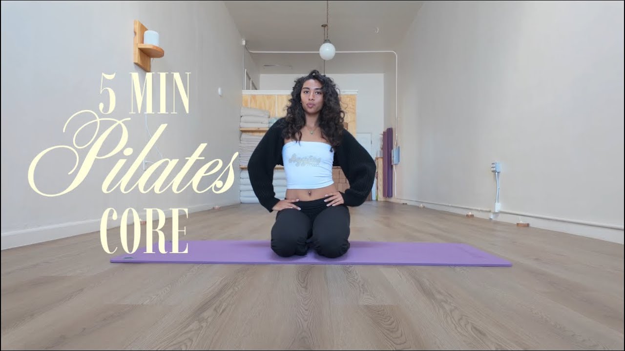 5-MIN PILATES CORE | BEG-INTERMEDIATE ♡