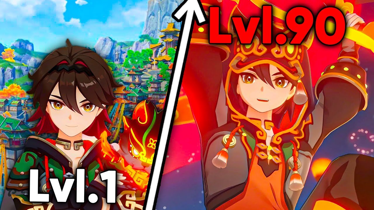 J'ai monté le MEILLEUR personnage 4 étoiles de Genshin Impact en 2H !